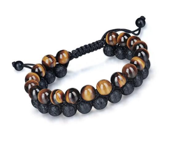 6451791262963.jpg Tiger's Eye & Lava Stone Bracelet