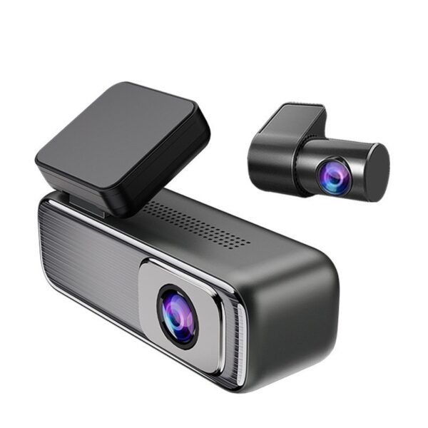 Dashcam HD 2K/1K avec connectivité Wi-Fi et liaison smartphone.