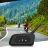 800m All Five Motorcycle Helmet Bluetooth Intercom V6pro Single Pack