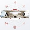 White glass white mirror new driving recorder