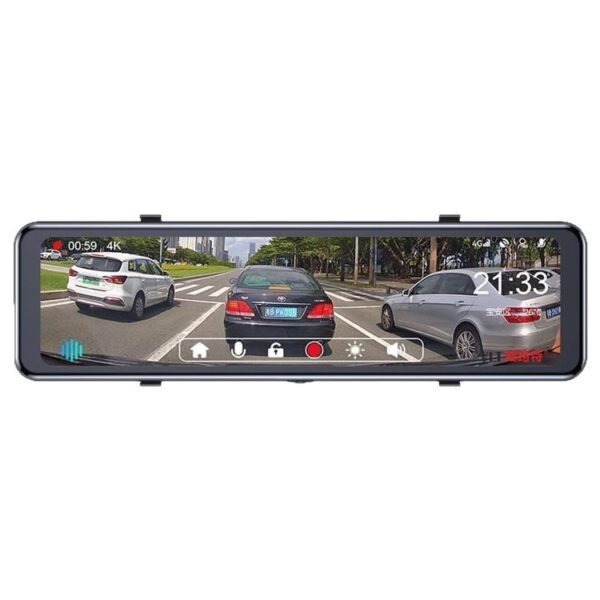 Enregistreur vidéo pour voiture avec double enregistrement, contrôle par application et géolocalisation GPS à distance.