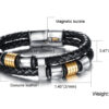 Magnetic buckle  knitted hand chain