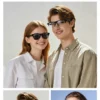 Lunettes intelligentes Lenovo avec assistant vocal IA, résolution 4K, télécommande tactile, appareil photo/vidéo, traducteur et connectivité Bluetooth sans fil.