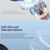 Écouteurs sans fil Otemkay SP16 – Modèle authentique avec contours d'oreille, véritablement sans fil, conçus pour la course à pied, avec microphone.