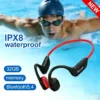 Nouveau casque sans fil Lenovo à conduction osseuse pour la natation et le sport – Bluetooth 5.4, étanche IPX8, avec microphone, idéal pour l'entraînement et le fitness.
