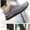 Chaussures de sécurité isolantes pour hommes avec embout en plastique, baskets de travail antidérapantes, chaussures de protection et bottes de travail anti-perforation.