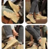 Les chaussures de sécurité pour hommes, légères, souples, confortables, respirantes et antidérapantes.