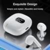 Écouteurs sans fil Bluetooth avec réduction de bruit ENC pour les appels, son stéréo Hi-Fi – Modèle Pro4s (compatible Xiaomi et AirPods)
