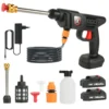 Pistolet de lavage de voiture haute pression 100 bars, sans fil, rechargeable, puissant, pour batterie Makita.