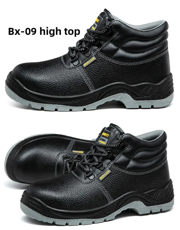 Chaussures de sécurité pour hommes : anti-écrasement, anti-perforation, anti-odeur, robustes et résistantes à l'usure (idéales pour les chantiers).
