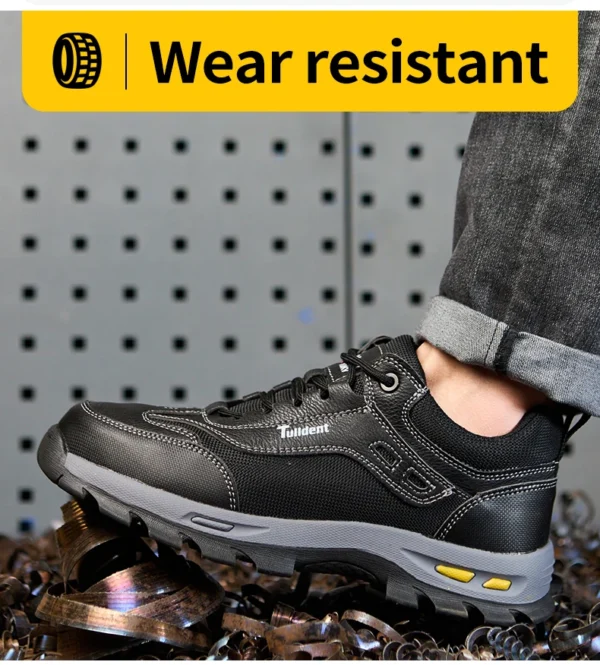 Chaussures de sécurité, chaussures de travail anti-écrasement et anti-perforation, chaussures de protection pour hommes, bottes de protection légères et confortables
