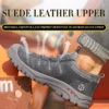 Les chaussures de sécurité pour hommes, légères, souples, confortables, respirantes et antidérapantes.