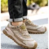 Chaussures de sécurité isolantes pour hommes avec embout en plastique, baskets de travail antidérapantes, chaussures de protection et bottes de travail anti-perforation.