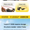 Nouveau casque sans fil Lenovo à conduction osseuse pour la natation et le sport – Bluetooth 5.4, étanche IPX8, avec microphone, idéal pour l'entraînement et le fitness.