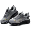 Chaussures de sécurité pour hommes avec système de serrage rotatif – Style sportif, anti-écrasement et anti-perforation