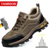 Chaussures de sécurité d'été pour le travail, chaussures de travail pour hommes résistantes à la perforation, chaussures de protection, bottes de sécurité, bottes tactiques.