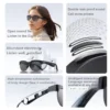 Lunettes intelligentes Lenovo avec assistant vocal IA, résolution 4K, télécommande tactile, appareil photo/vidéo, traducteur et connectivité Bluetooth sans fil.