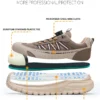 Chaussures de sécurité pour hommes avec embout en acier – Protection anti-écrasement et anti-perforation.