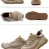 Chaussures de sécurité isolantes pour hommes avec embout en plastique, baskets de travail antidérapantes, chaussures de protection et bottes de travail anti-perforation.