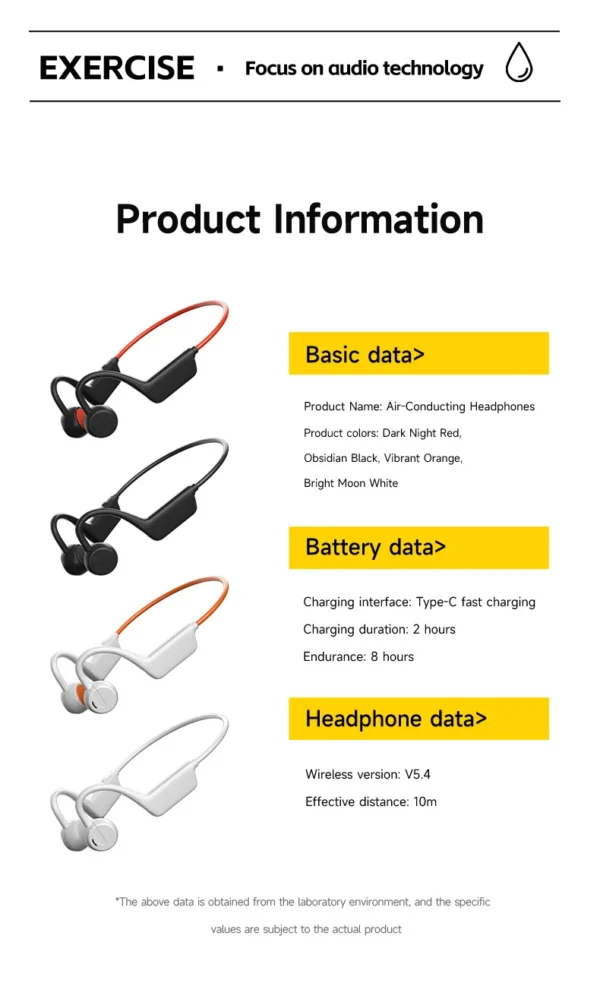 Nouveau casque sans fil Lenovo à conduction osseuse pour la natation et le sport – Bluetooth 5.4, étanche IPX8, avec microphone, idéal pour l'entraînement et le fitness.