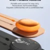 Écouteurs Bluetooth HTC NE76, mini-écouteurs invisibles avec traducteur IA pour le sommeil, écouteurs sans fil souples – Orange.