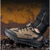 Chaussures de sécurité pour hommes avec embout en acier – Protection anti-écrasement et anti-perforation.