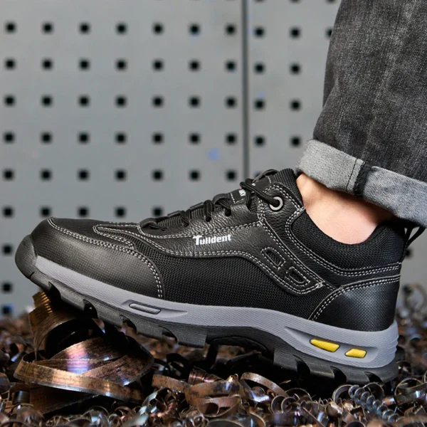Chaussures de sécurité, chaussures de travail anti-écrasement et anti-perforation, chaussures de protection pour hommes, bottes de protection légères et confortables