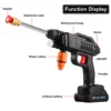 Pistolet de lavage de voiture haute pression 100 bars, sans fil, rechargeable, puissant, pour batterie Makita.