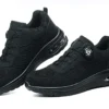 Chaussures de sécurité pour hommes avec fermeture rotative – Légères, anti-chocs et anti-perforation – Style sportif pour les professionnels en extérieur