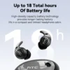 Écouteurs Bluetooth HTC NE76, mini-écouteurs invisibles avec traducteur IA pour le sommeil, écouteurs sans fil souples – Orange.
