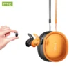 Écouteurs Bluetooth HTC NE76, mini-écouteurs invisibles avec traducteur IA pour le sommeil, écouteurs sans fil souples – Orange.