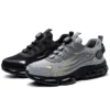 Chaussures de sécurité pour hommes avec système de serrage rotatif – Style sportif, anti-écrasement et anti-perforation