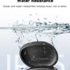 Écouteurs Bluetooth HTC NE76, mini-écouteurs invisibles avec traducteur IA pour le sommeil, écouteurs sans fil souples – Orange.
