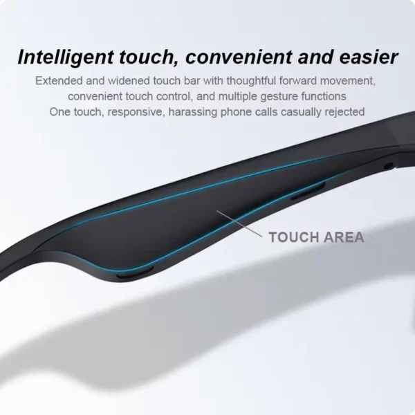 Lunettes intelligentes Lenovo avec assistant vocal IA, résolution 4K, télécommande tactile, appareil photo/vidéo, traducteur et connectivité Bluetooth sans fil.