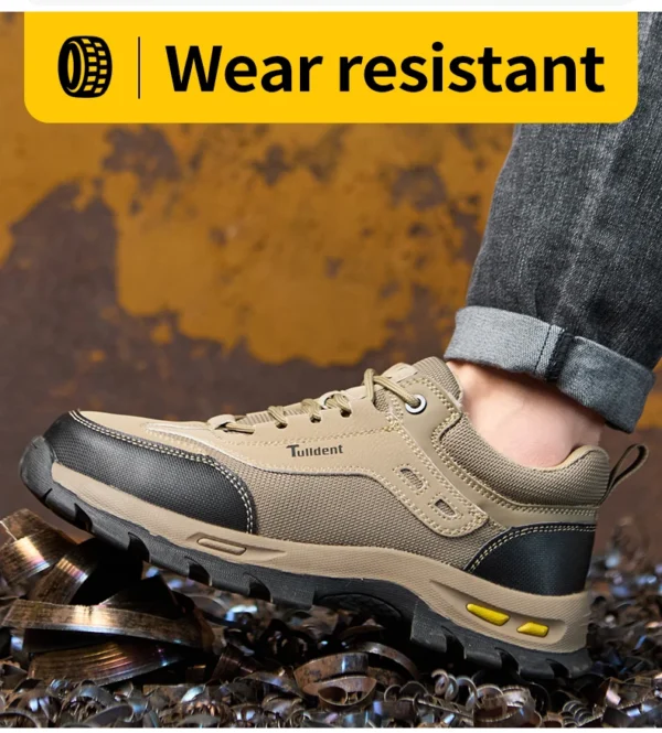 Chaussures de sécurité, pour hommes, anti-écrasement, anti-perforation et  isolantes.
