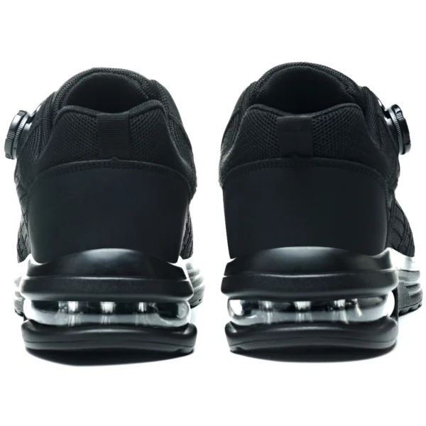 Chaussures de sécurité pour hommes avec fermeture rotative – Légères, anti-chocs et anti-perforation – Style sportif pour les professionnels en extérieur