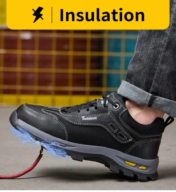 Chaussures de sécurité, chaussures de travail anti-écrasement et anti-perforation, chaussures de protection pour hommes, bottes de protection légères et confortables
