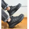 Chaussures de sécurité pour hommes avec embout en acier – Protection anti-écrasement et anti-perforation.