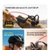 Nouveau casque sans fil Lenovo à conduction osseuse pour la natation et le sport – Bluetooth 5.4, étanche IPX8, avec microphone, idéal pour l'entraînement et le fitness.