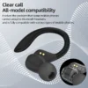 Écouteurs sans fil Otemkay SP16 – Modèle authentique avec contours d'oreille, véritablement sans fil, conçus pour la course à pied, avec microphone.