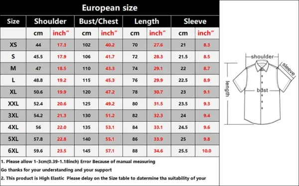 Chemise pour homme – T-shirt d'été à motifs floraux, manches courtes.