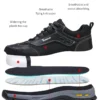 Chaussures de sécurité, chaussures de travail anti-écrasement et anti-perforation, chaussures de protection pour hommes, bottes de protection légères et confortables
