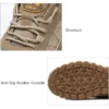 Chaussures de sécurité isolantes pour hommes avec embout en plastique, baskets de travail antidérapantes, chaussures de protection et bottes de travail anti-perforation.