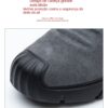 Chaussures de sécurité pour hommes en cuir véritable (croûte de cuir de vache), avec embout composite, semelle anti-perforation, propriétés antistatiques et conception adaptée au soudage ; bottes ultra-résistantes.