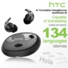 Écouteurs Bluetooth HTC NE76, mini-écouteurs invisibles avec traducteur IA pour le sommeil, écouteurs sans fil souples – Orange.
