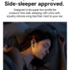 Écouteurs Bluetooth HTC NE76, mini-écouteurs invisibles avec traducteur IA pour le sommeil, écouteurs sans fil souples – Orange.