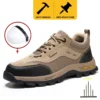 Chaussures de sécurité, pour hommes, anti-écrasement, anti-perforation et  isolantes.