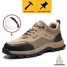 Chaussures de sécurité, pour hommes, anti-écrasement, anti-perforation et  isolantes.