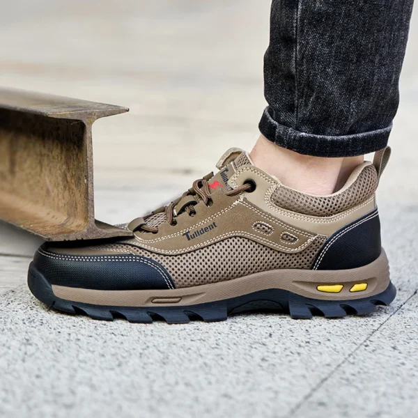 Chaussures de sécurité d'été pour le travail, chaussures de travail pour hommes résistantes à la perforation, chaussures de protection, bottes de sécurité, bottes tactiques.