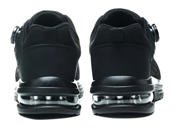 Chaussures de sécurité pour hommes avec fermeture rotative – Légères, anti-chocs et anti-perforation – Style sportif pour les professionnels en extérieur